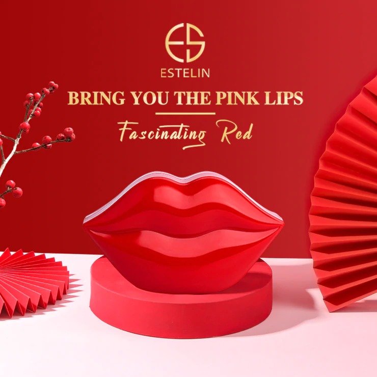 ESTELIN Fascinating Red Nourishing and Smoothing Lip Mask - 22 Pcs